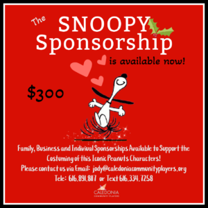 SNOOPY Sponsor Needed